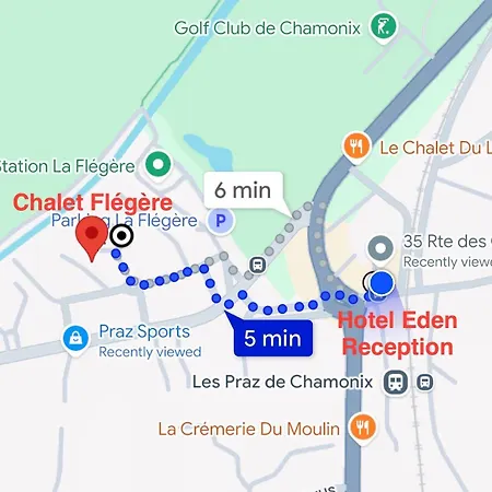 Eden Hotel, And Les Praz Hotel