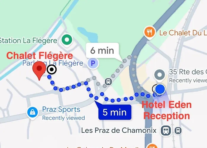 Eden Hotel, And Les Praz Hotel